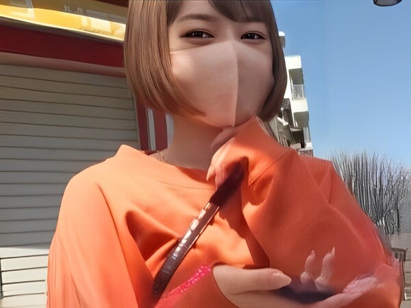 【素人】アパレル店員のお姉さん♡トイレでオナニーをすると高速クンニでイカされた直後に騎乗位で絶頂♡