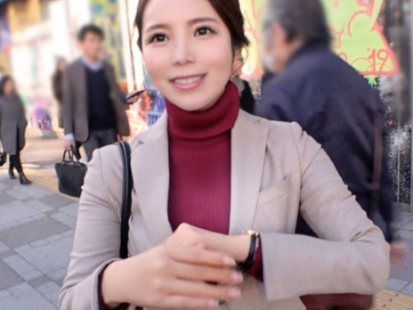 【ナンパでゲット♡】 爆乳美脚ギャルと即ハメセックス！ パンスト破って生チンを奥まで挿入！